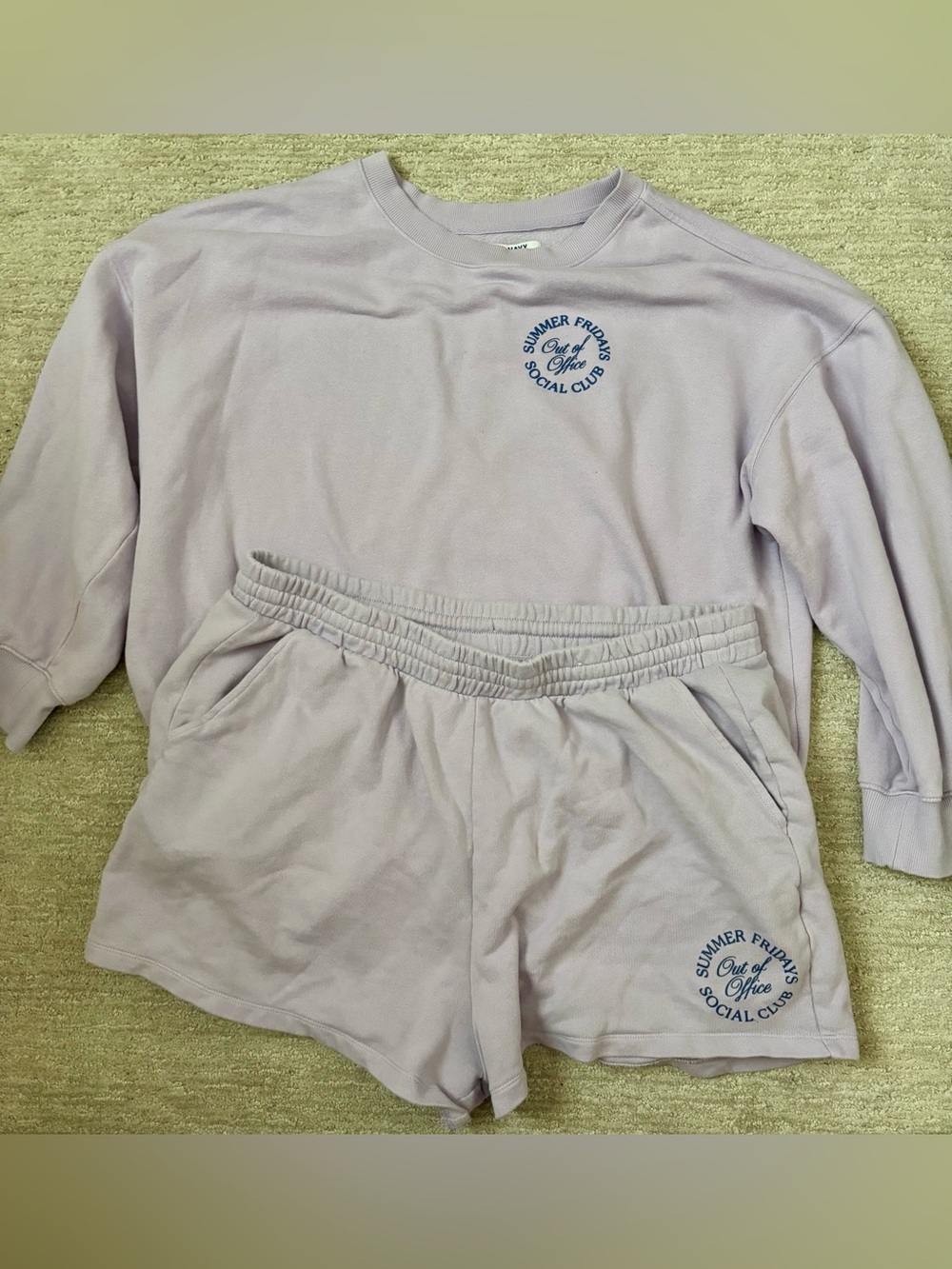 Relaxed Pullover & Shorts Set